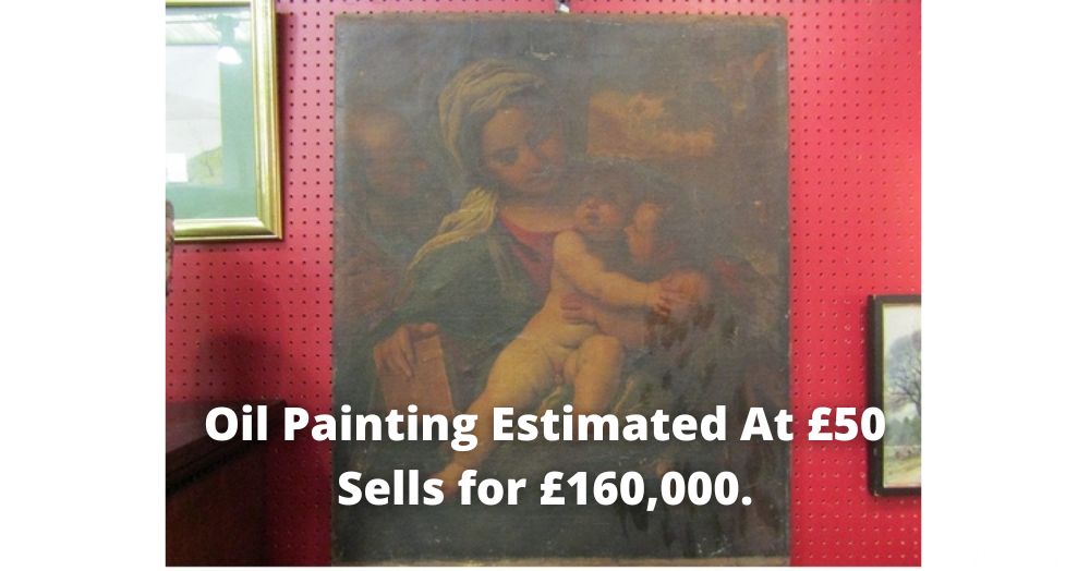 Oil Painting Estimated At £50 Sells for £160,000.